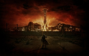 apocalyptic, Fallout New Vegas, digital art, wasteland, video games