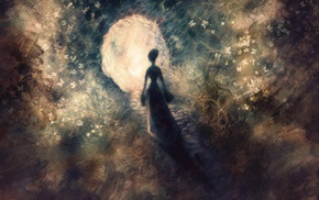 girl, abstract