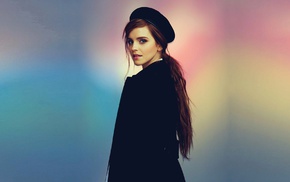 actress, colorful, Emma Watson, brunette, long hair, girl