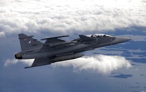 clouds, aircraft