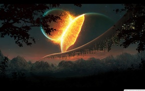 sky, futuristic