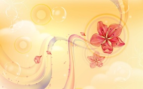 balloons, 3D, flower