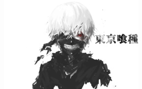 Tokyo Ghoul, anime, Kaneki Ken, simple background