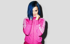 Katy Perry, blue hair