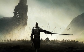 Mortal Online, warrior, knights, armies, sword