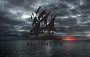 BitTorrent, piracy, The Pirate Bay, logo, HDR