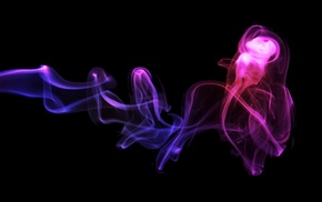 abstract, colorful, smoke