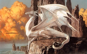 Ciruelo Cabral, landscape, Argentina, dragon