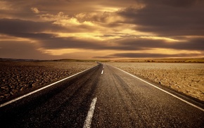 landscape, road