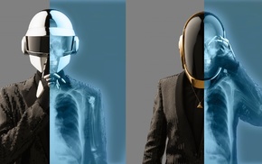helmet, Daft Punk, suits, x, rays