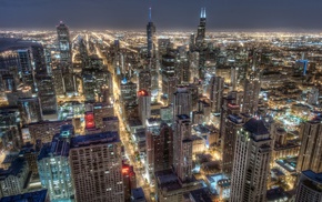 lights, building, HDR