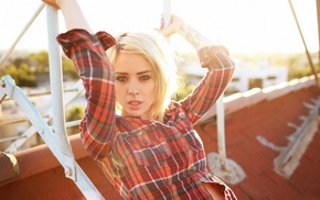 blonde, Alysha Nett, model