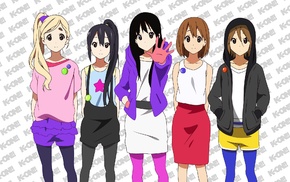 anime, K, ON, Tainaka Ritsu, Akiyama Mio, anime girls