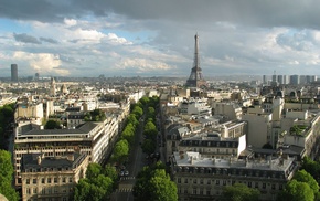 cities, tower, Paris