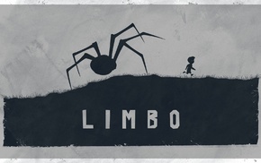 minimalism, spider, video games, Limbo