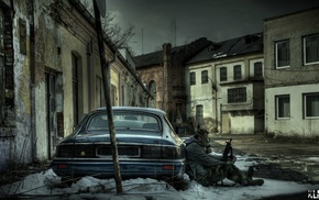 urbex, S.T.A.L.K.E.R., abandoned, gas masks, urban exploring, Poland