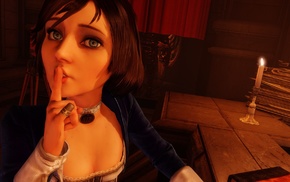 BioShock Infinite, BioShock, blue eyes, Elizabeth BioShock