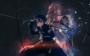 Kirigaya Kazuto, Yuuki Asuna, Sword Art Online, anime