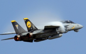F, 14 Tomcat, airplane, jet fighter