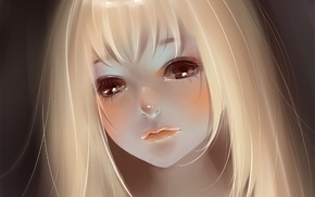 blonde, anime girls, fan art