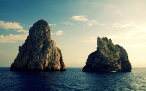 rock, sea