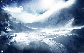 digital art, winter