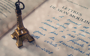 Eiffel Tower, France, macro, Paris, inscription