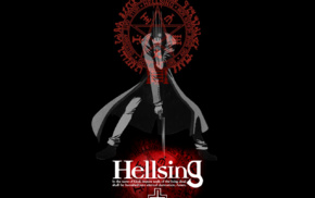 Alexander Andersong, Hellsing, anime, bayonette, priest