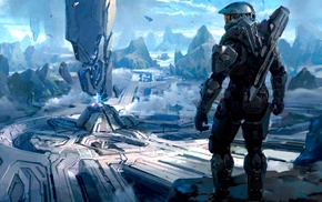 Halo 4, Master Chief, Spartans, Halo, video games, 343 Industries