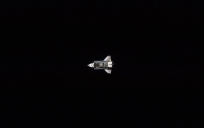 space station, space shuttle, space, aircraft