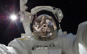 selfies, space, self shots, reflection, astronaut
