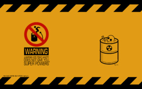 radioactive, warning signs