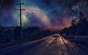nebula, stars, sky, photography, photo manipulation