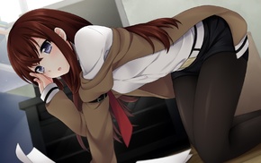 SteinsGate, anime girls, anime, Makise Kurisu