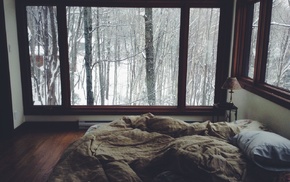 snow, bedrooms