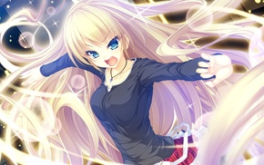 blonde, anime, anime girls