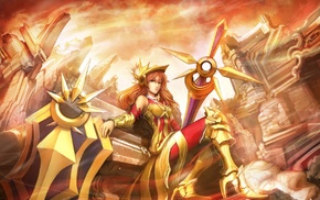 anime, Leona, League of Legends