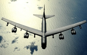 aircraft, clouds
